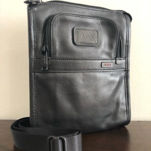 Tumi Leather Crossbody Bag